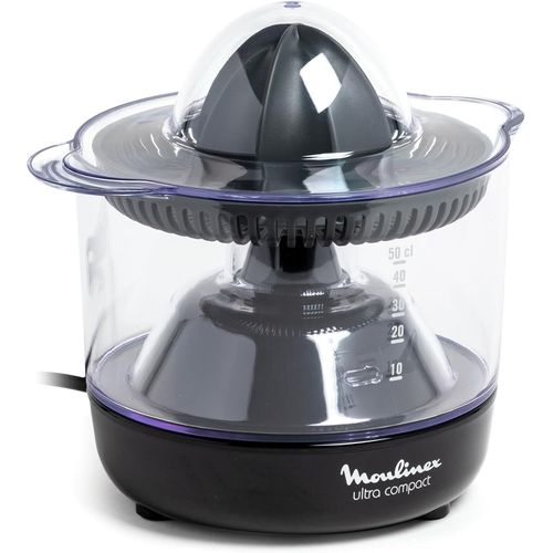 GOTHICANA BY EMPPresse-Agrume Électrique, Double Rotation, Capacité 0.45 L, Ultra Compact, Noir Pc120870