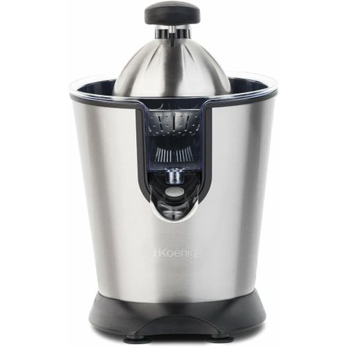 GOTHICANA BY EMPPresse Agrumes Electrique Levier Professionnel Inox Agr80, Sans Bpa, Automatique, Puissant, Bec Anti-Gouttes, Compatible Lave-Vaisselle, 160W