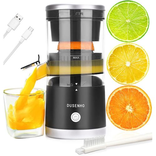 GOTHICANA BY EMPPresse Agrume Electrique Extracteur Jus Usb Chargement Pour Citron, Orange | 45 W | Bec Anti-Gouttes | Haut Rendement | Portable