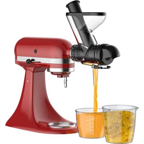 GOTHICANA BY EMPAccessoire Pour Presse-Agrumes Pour Kitchenaid, Presse-Agrumes À Froid, Accessoire Pour Presse-Agrumes Avec Double Goulotte D'Alimentation, Accessoire Pour Presse-Agrumes Pour Kitchen