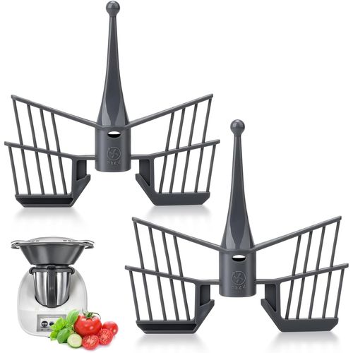 GOTHICANA BY EMP2 Pièces Fouet Batteur Papillon Pour Thermomix Tm5 Tm6 Tm31,Mélangeur Papillon Fagor,Fouet Batteur Papillon Monsieur Cuisine,Papillon Fouet Robot Pièces De Rechange Cuisinart