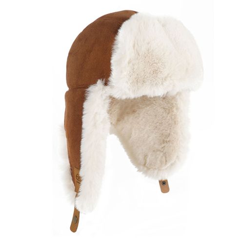 Gants De Chapeau D'hiver Unisexes Doublés De Polaire Épaissie Protection Des Oreilles Gants De Toit En Fausse Fourrure De Lapin Rétention De Chaleur Ski En Plein Air Patinage Snowboard Lei Feng Hat-Un
