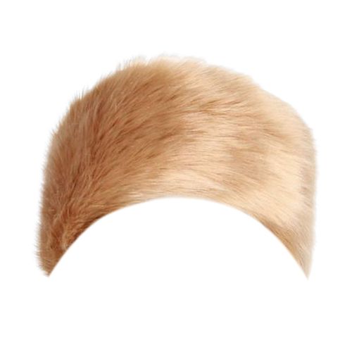 Femmes Hiver Bandeau Moelleux Épais Élastique Large Lavable Garder Au Chaud Couleur Unie Vide Haut Hiver Ski Chapeau Chapeaux Accessoires-Chameau
