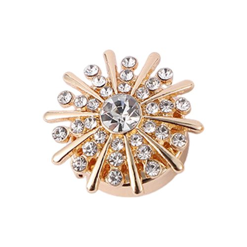Couvre-Boutons Pour Femmes, Boutons De Manchette En Strass Brillants, Clips À Boutons Amovibles, Accessoires Pour Robe De Chemise, 1/6 Pièces-B 1 Pièce