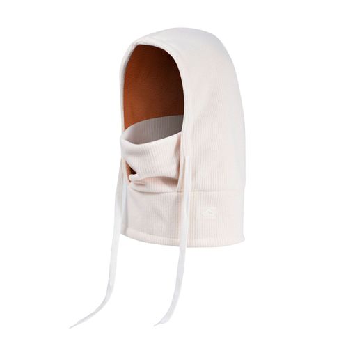 Ensemble Écharpe De Chapeau Pour Enfants, Couleur Unie, Cordon De Serrage, Couvre-Chef Chaud D'hiver, Doublure En Velours Épais, Écharpe De Chapeau Doux, Accessoires D'hiver-Blanc