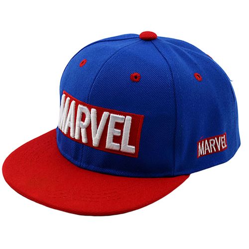 Casquette De Baseball Souple Brodée Marvel Pour Enfants, Chapeau Hip-Hop À La Mode, Automne-Bleu Roi