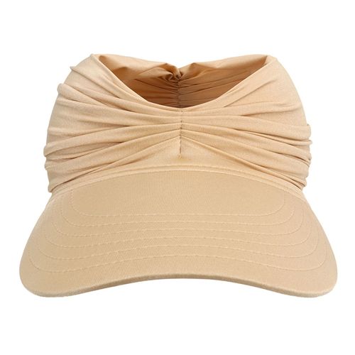 Chapeau De Soleil Plissé Pour Femmes, Protection Solaire, Casquette Anti-Soleil Pliable Pour Les Vacances-Chameau