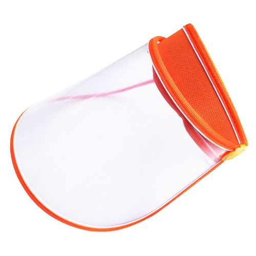 Chapeau De Protection Solaire Réglable, Anti-Uv, Anti-Poussière, Design Léger, Chapeau D'été À Large Bord Pour Un Usage Quotidien-Orange