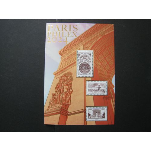 Timbres France Neufs** Bloc Doré - Paris-Philex 2024