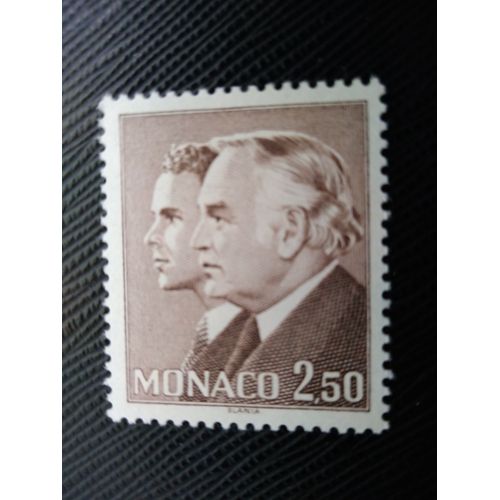 Timbre Monaco Y T 1481 Le Prince Rainier Iii Et Le Prince Albert 1985 (130509 )