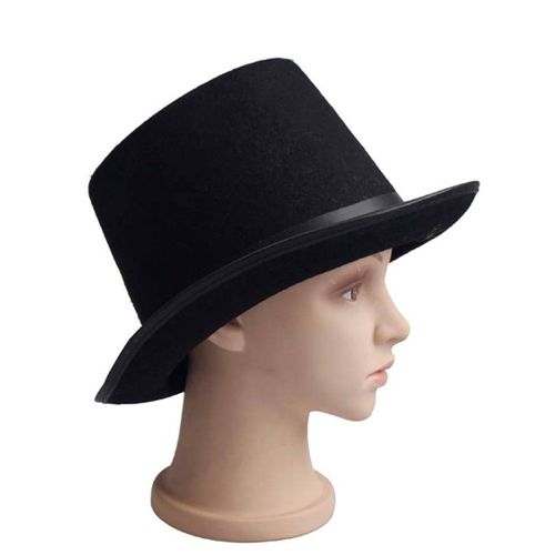 Chapeau De Jazz Pour Enfants Avec Ruban Décoratif Pour Fête, Cosplay, Performance, Chapeau Léger Rétro À Bord Court Pour Un Usage Artistique Au Quotidien-Enfants Noirs