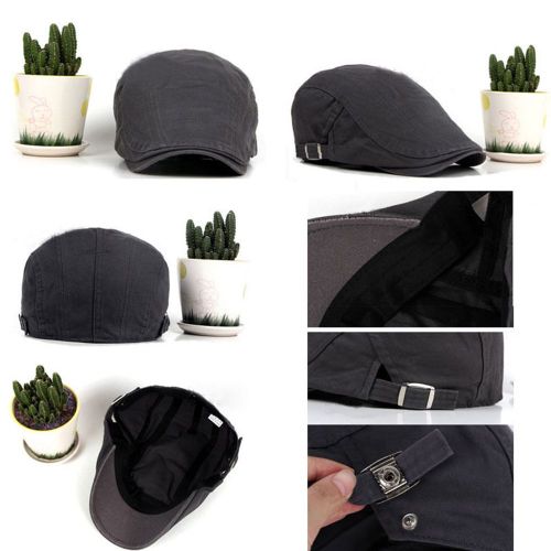 Chapeau De Lierre Rétro Décontracté Pour Hommes, Casquette Plate D'été Et D'hiver De Golf Newsboy Conduite Cabbie-57cm-62cm Beige