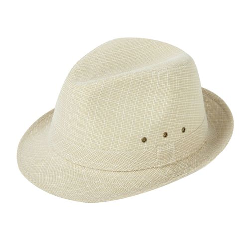 Ourlet À Large Bord, Trous Respirants, Chapeau De Jazz Pliant Pour Hommes D'âge Moyen, Chapeau De Soleil D'extérieur, Accessoires De Mode-Beige Xl