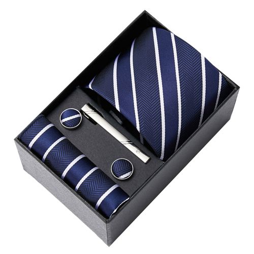 6 Pièces/Ensemble De Boutons De Manchette Carrés De Poche Pour Cravate, Coffret Cadeau, Charme Masculin, Tissu En Fausse Soie, Couleurs Vives, Cravate D'affaires, Accessoires Pour Hommes, Coffret Cadeau-3