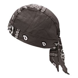 Bandana Multicolore Hip Hop Coton Noix De Cajou Impression Pirate Foulard Bonnet Chapeau Pour Streetwear-Café