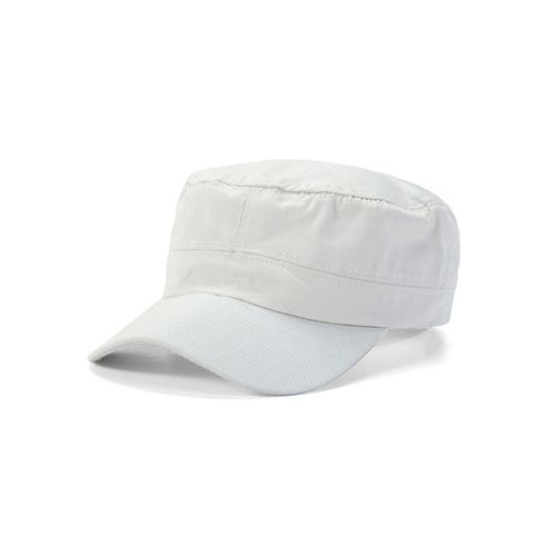 Chapeau D'été Plat Pour Hommes, Couleur Unie, À Long Bord, Respirant, Décoratif, Protection Solaire, Unisexe, Baseball, Casquette Unie, Couvre-Chef-Beige
