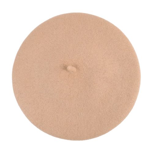 Béret En Laine Pour Femmes Et Filles, Chapeau De Style Français, Couleur Unie, Chaud, Rétro, Artiste, Accessoires De Costume, Automne Et Hiver-Chameau
