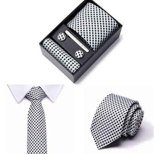 6 Pièces/Ensemble De Boutons De Manchette Carrés De Poche Pour Cravate, Coffret Cadeau, Charme Masculin, Tissu En Fausse Soie, Couleurs Vives, Cravate D'affaires, Accessoires Pour Hommes, Coffret Cadeau-5