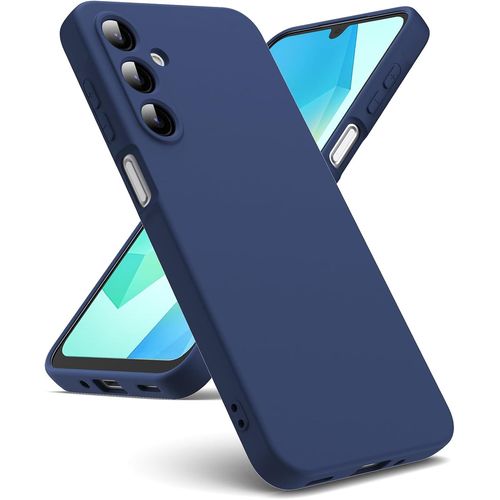 Coque Pour Samsung Galaxy A26 5g - Housse Etui Protection Silicone Tpu Anti-Choc Bleu Marine