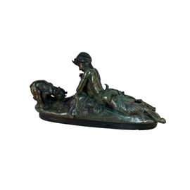 Fremiet Emmanuel Dieu pan sculpture Bronze