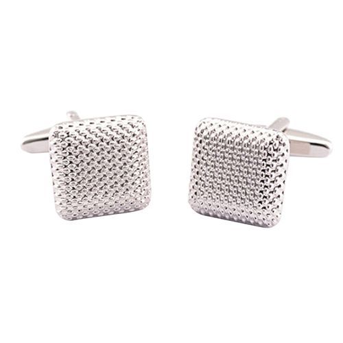 Boutons De Manchette Pour Chemise D'affaires Pour Hommes, Cadeau De Fête De Mariage, Couleur Argent