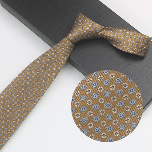 Cravate De Mariage Pour Hommes, Imprimé Rayé, Légère, Réglable, Surface Lisse, Chemise Assortie Vintage, Cravate Décorative Exquise, Articles De Fête-Kaki