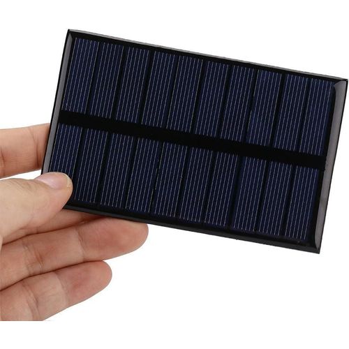 Panneau Solaire 1.2w 5v, Mini Panneau Solaire Polycristallin Portable, Chargeur De Module D'alimentation Diy, Pour Chargeurs De Téléphone Portable De Batterie(110 * 69mm)