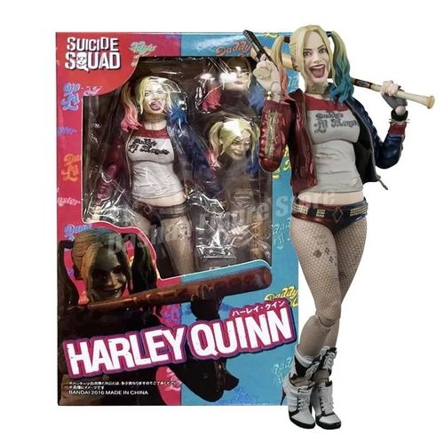 Figurine Shf Harley Quinn 15 Cm, Suicide Squad, Pvc, Modèle Articulé Collector