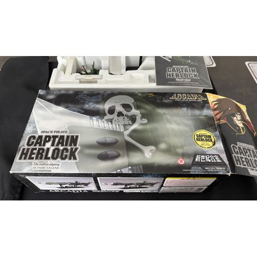 Arcadia Captain Harlock Sgm03 Aoshima Shinseiki Alloy Limited Weathered Version