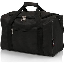 Ryanair 40x20x25 Taille Maximal en Cabine Fourre-Tout De Voyage ¿ Apporter Le Maximum! Sac de Cabine Avion Valise de Cabine Sac Garantie De 2 Ans (Noir)