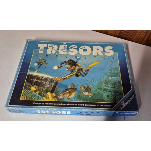 Jeu De Société Vintage Trésors Engloutis Ravensburger