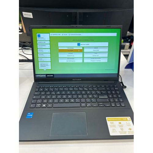 Asus Vivobook Go E1504GAB_E1504GA - 15.6" Intel Core i3-N305 - 1.8 Ghz - Ram 8 Go - SSD 512 Go
