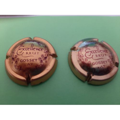 Lot De 2 Capsules Excellence Brut Du Champagne Gosset 30 Et 30 A !