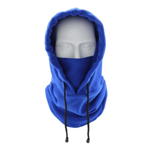 Cagoule D'hiver Pour Femme, Chapeau Épais Et Chaud En Polaire Coupe-Vent, Protection Faciale Réglable, Protection Complète, Voyage En Plein Air, Casquette De Ski Par Temps Froid-Bleu Roi