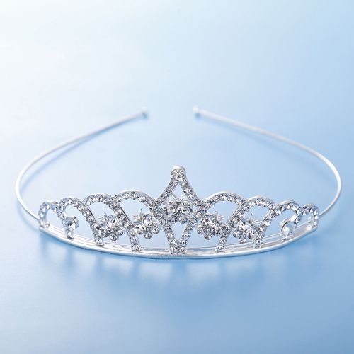 Couronne Creuse En Forme De C?ur, Bandeau Décoratif En Alliage Pour Enfants, Pour Festival-8902