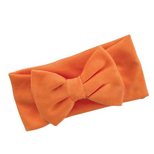 Super Mignon N?Ud Papillon Bébé Fille Enfant En Bas Âge Bandeau Bandeau Accessoire Cadeau De Noël-Orange