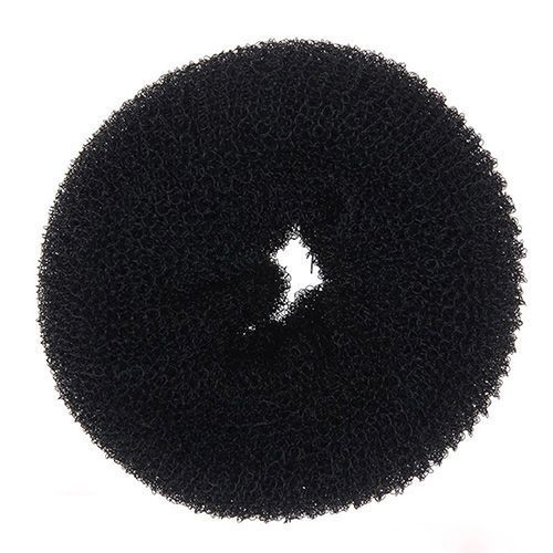 Anneau De Cheveux Magique En Forme De Beignet Pour Femmes Et Filles, Outil De Fabrication De Chignon, Ancien Modeleur De Cheveux-Noir M Environ 7 Cm