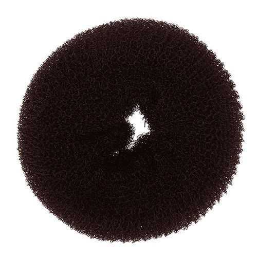 Anneau De Cheveux Magique En Forme De Beignet Pour Femmes Et Filles, Outil De Fabrication De Chignon, Ancien Modeleur De Cheveux-Marron M Environ 7 Cm