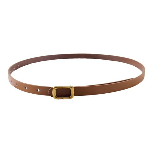 Ceinture En Simili Cuir Pour Femmes, Longueur Réglable, Style Rétro, Ceinture Décorative En Jean, Tenue Décontractée Pour Fêtes Au Bureau-Chameau