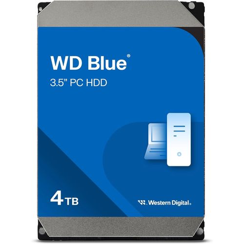 ytseazn-Wd Blue 4 To Desktop Disque Dur Interne 3.5""- Classe 5400 Rpm,Sata 6 Gb/S,Cache De 256Mo