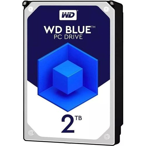 ytseazn-Blue Wd20Ezaz- Disque Dur- 2 To- Interne- 3.5"- Sata 6Gb/S- 5400 Tours/Min-Mémoire Tampon : 256Mo