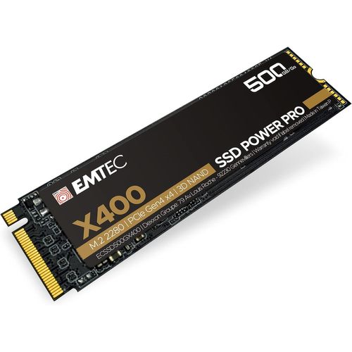 ytseazn-Ecssd500Gx400- Disque Ssd Interne-M.2 2280 Nvme- Pcie Gen4X4- Collection X400 Power Pro- 500Go,500Gb- 3D Nand- Idéal Pour Gamer,Jeux Vidéos,Charge De Travail Intensives.