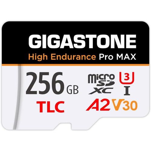 ytseazn-[Récupération De Données Gratuite De 5 Ans]CarteMicro Sd 256 Go,Haute Endurance Série ProMax,Vitesse Jusqu'À 160Mo/S,Compatible Avec Redtiger Rove Viofo Vantrue Pruveeo Dash Cam,