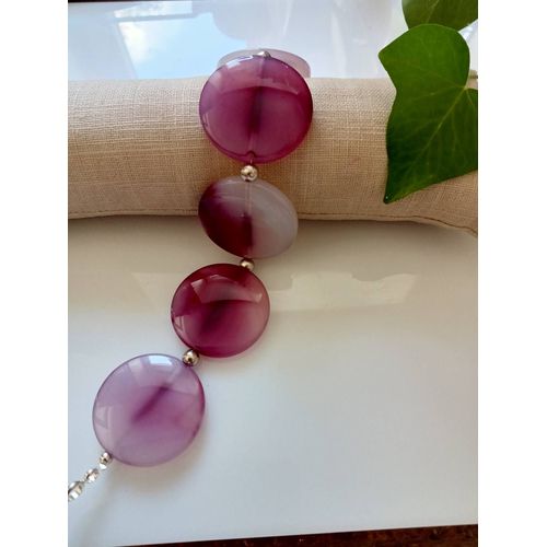 Bracelet Agate Violette