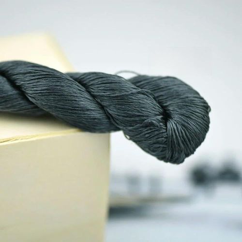 Ytseazn-Fil À Broder En Soie 16/2,Fils Artisanaux En Soie,Blanc,Crème,Noir,Gris