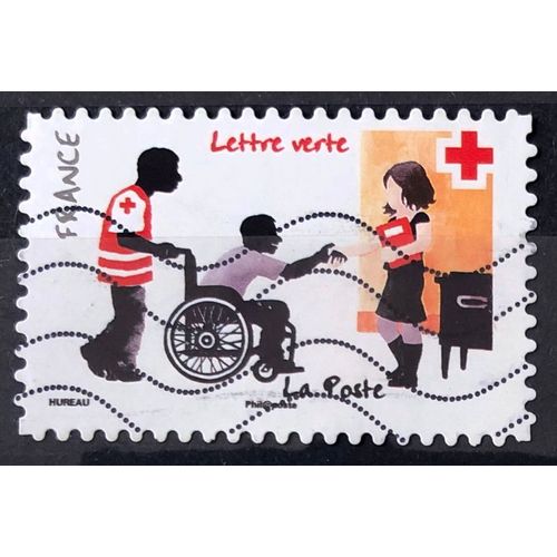 Croix Rouge 2016 - Croix Rouge En Action - Aide Aux Handicapés (Très Joli N° 1273) Obl - France Année 2016 - Brn83 - N33474