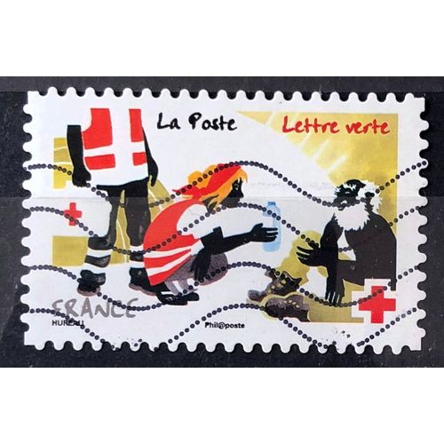 Croix Rouge 2016 - Croix Rouge En Action - Aide Aux Sans-Abris (Très Joli N° 1270) Obl - France Année 2016 - Brn83 - N33471
