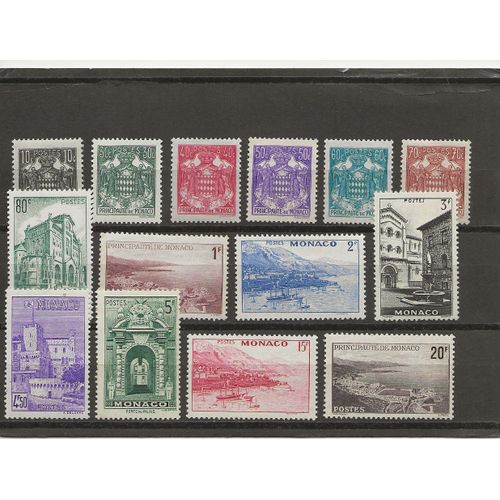 Monaco - 1943 - Lot De Timbres - Neufs