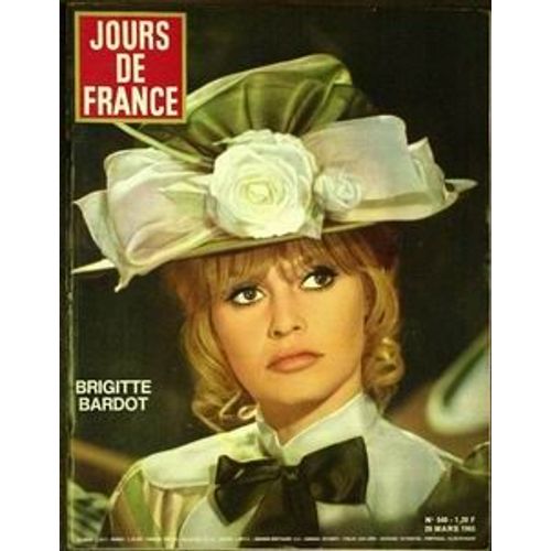 Jours De France N°540 Du 20-03-1965