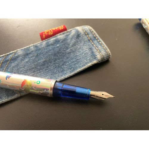 🖊? Coffret Clip'N Clip – Stylo-Plume + Stylo-Bille + Pochette Jean (Vintage)
